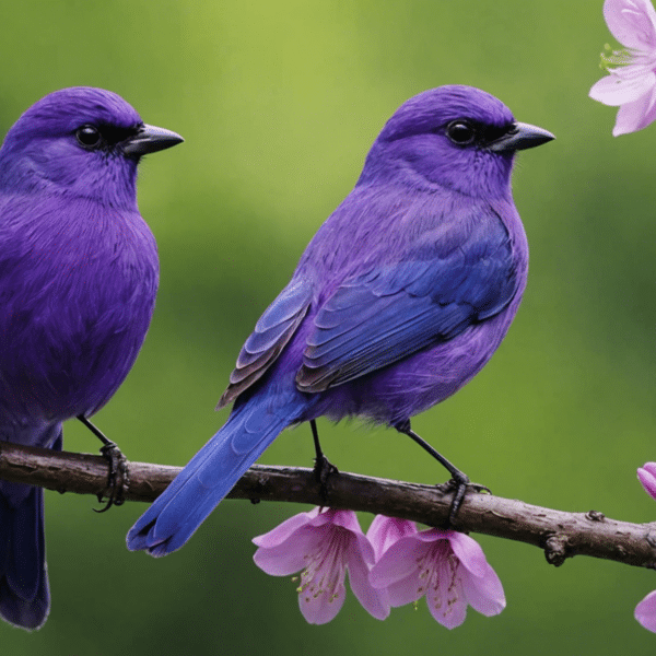 discover the rarity of purple birds and their uniqueness, with interesting facts and information.