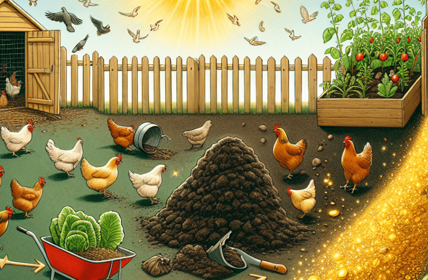 discover the amazing process of turning chicken waste into a valuable garden resource with manure magic! learn how to transform waste into garden gold for a more sustainable and productive garden.