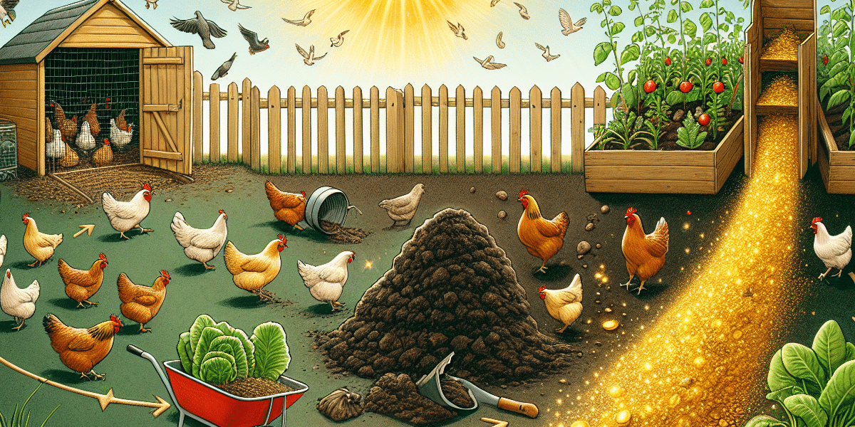 discover the amazing process of turning chicken waste into a valuable garden resource with manure magic! learn how to transform waste into garden gold for a more sustainable and productive garden.