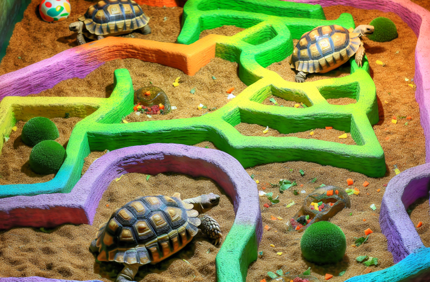 Spice up your pet tortoise's life with these fun enrichment activities
