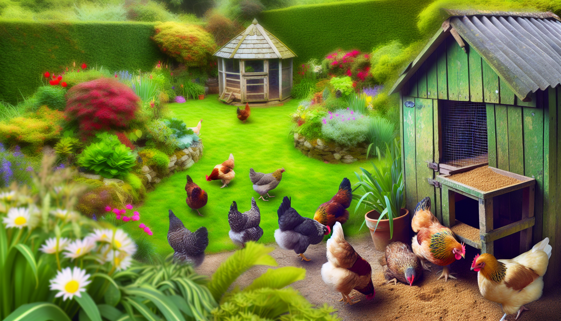 Boost din flok i baghaven: bedste tips til økologisk fodring af kyllinger