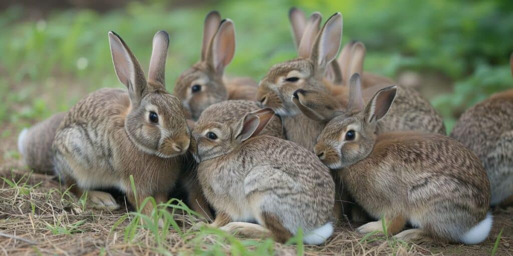 Backyard rabbits