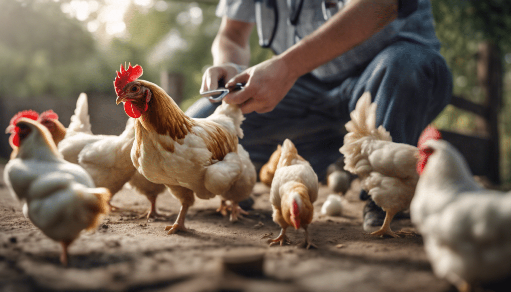 learn how to administer first aid to injured chickens with our comprehensive guide on chicken healthcare.