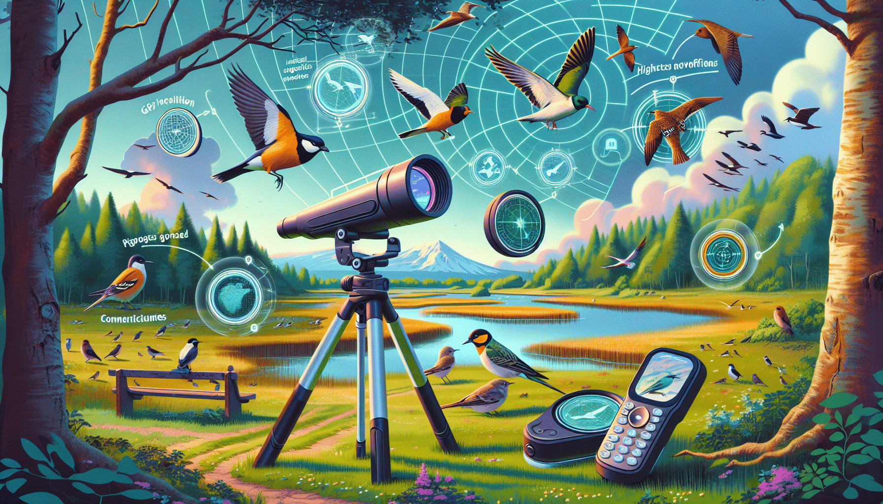 raziščite, kako bi lahko te tehnološke inovacije revolucionirale izkušnjo opazovanja ptic in jo ponesle na nove višave.