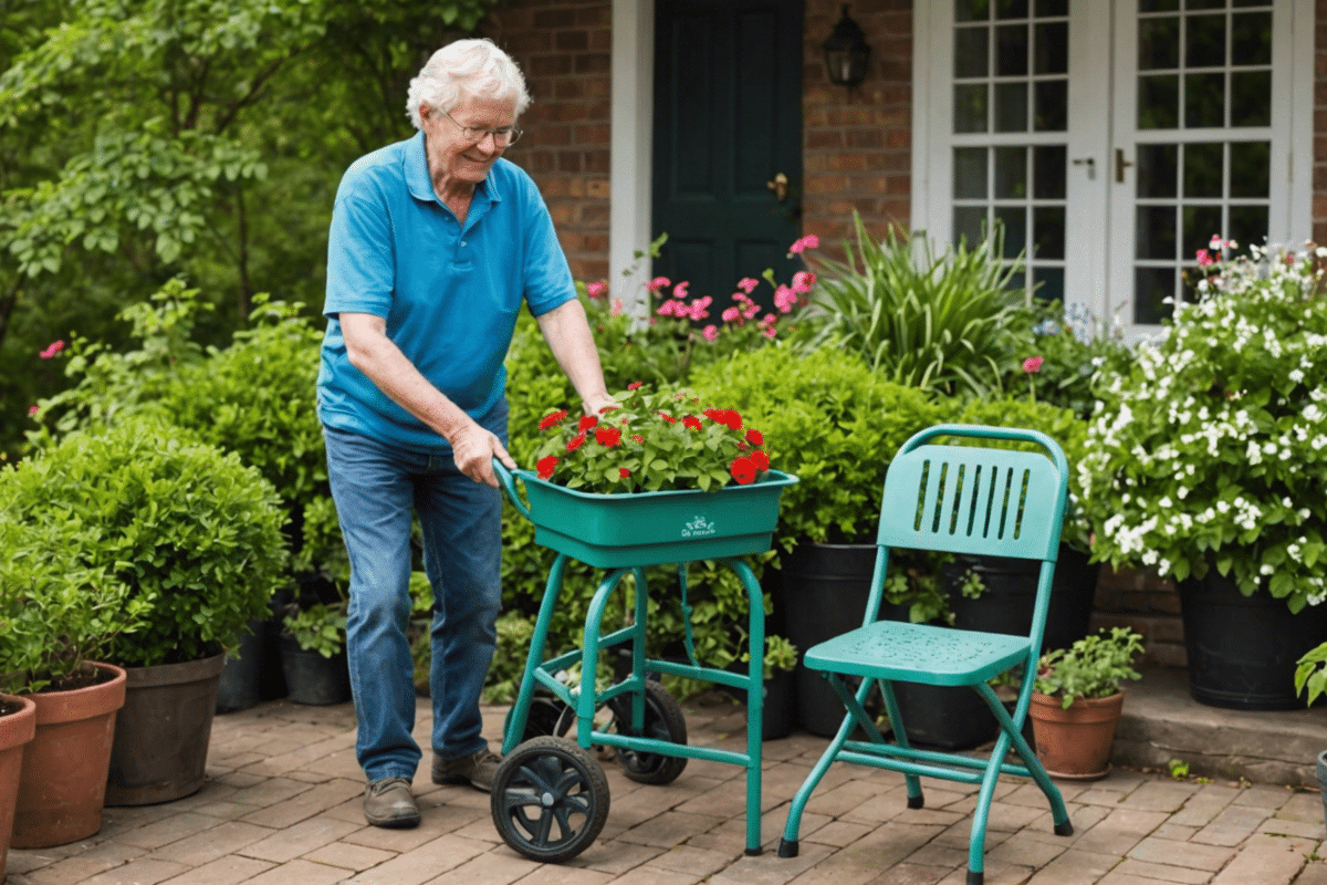 discover the benefits of gardening stools for seniors and make gardening easier and more enjoyable for the elderly.