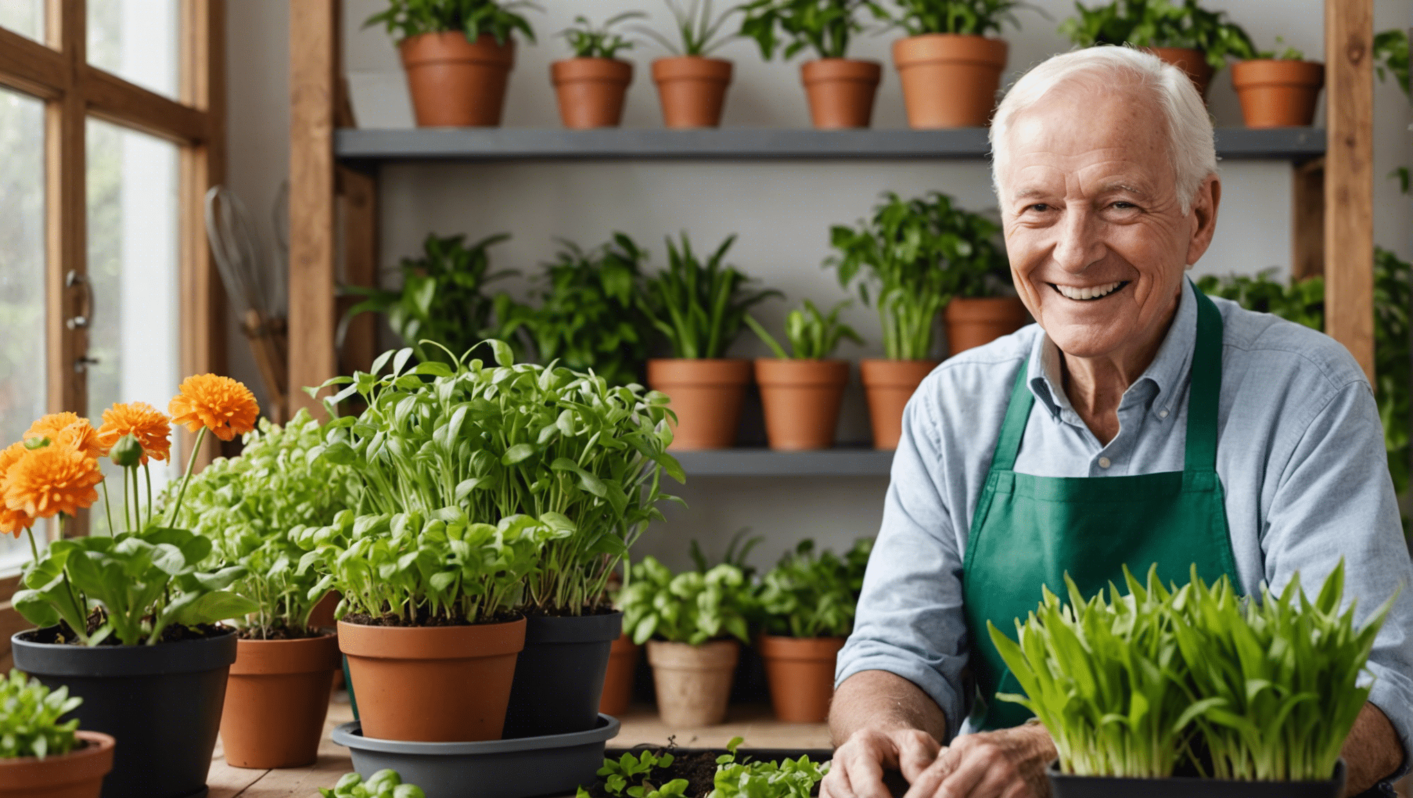 descubra os benefícios das ideias de jardinagem interna para idosos e como elas podem melhorar seu bem-estar geral e qualidade de vida.