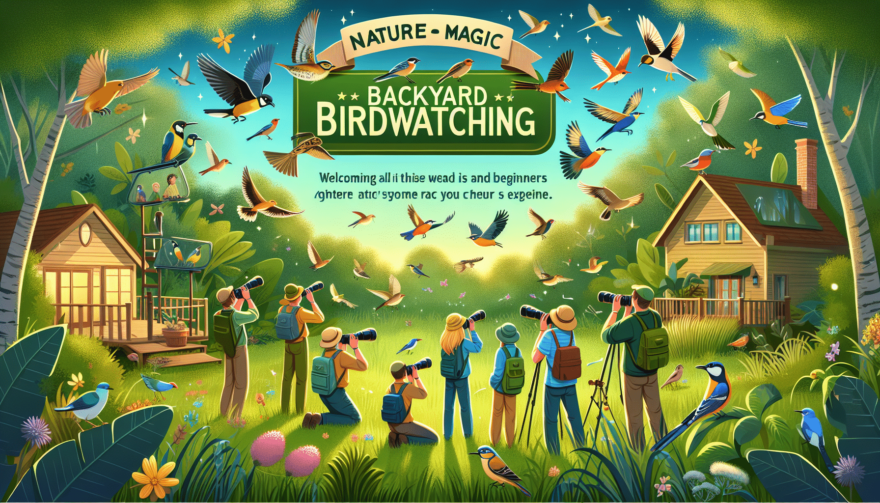 discover the magic of nature through backyard birdwatching and how beginners are finding life-changing experiences in this activity.