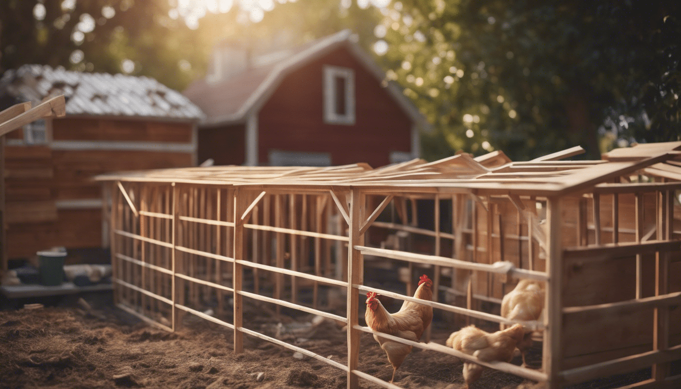 impara come costruire il telaio del tuo pollaio con la nostra guida dettagliata sulla costruzione del pollaio.
