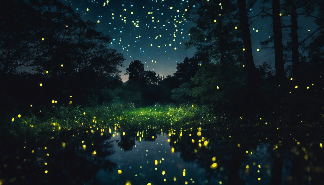 explorez le monde enchanteur de la bioluminescence du jardin avec la magie des lucioles, illuminant la nuit avec des merveilles naturelles et une beauté fascinante.