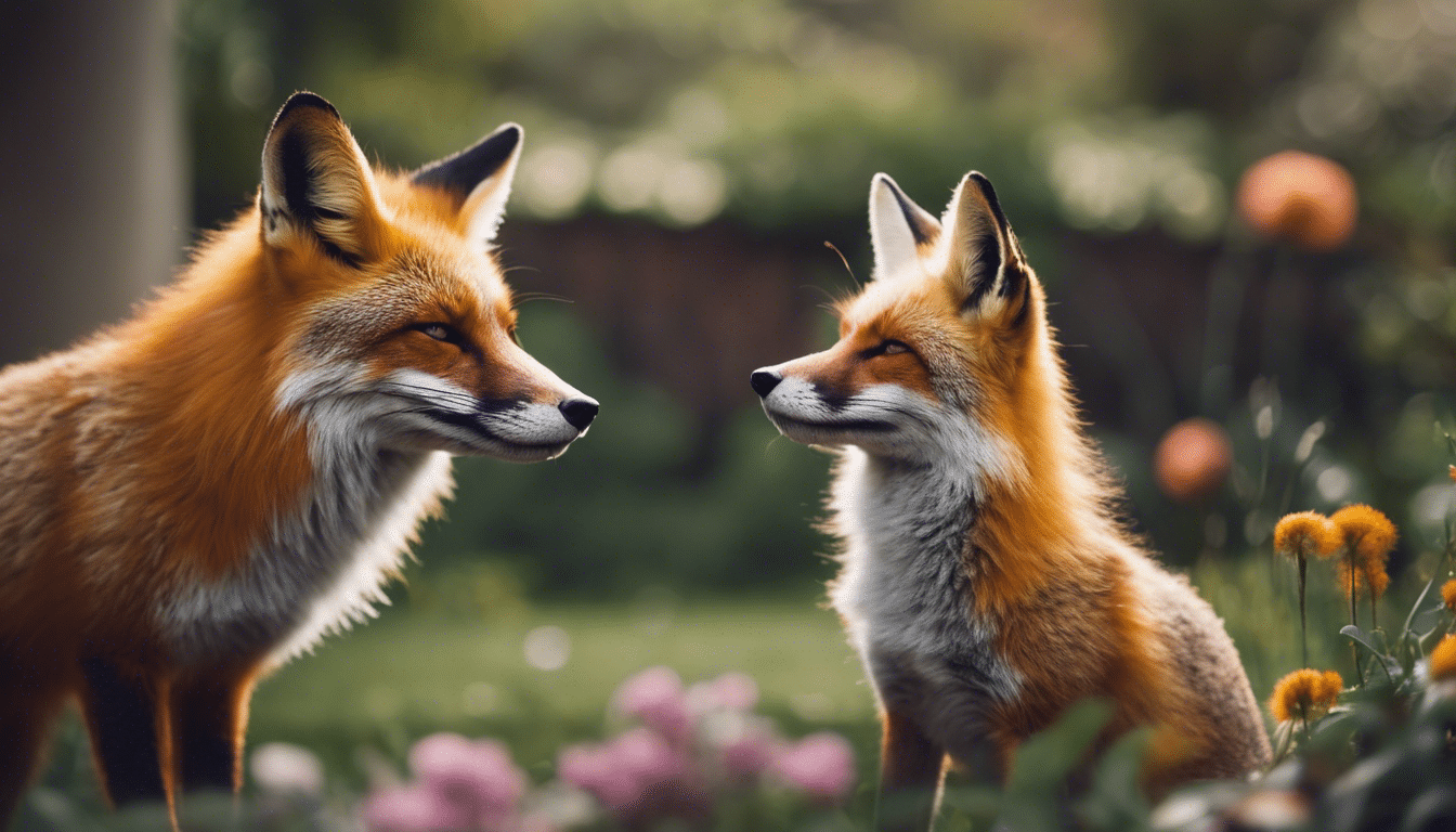 experience the delicate balance of cohabitating with cunning foxes in your garden in this enchanting tale of crafty canine visitors.