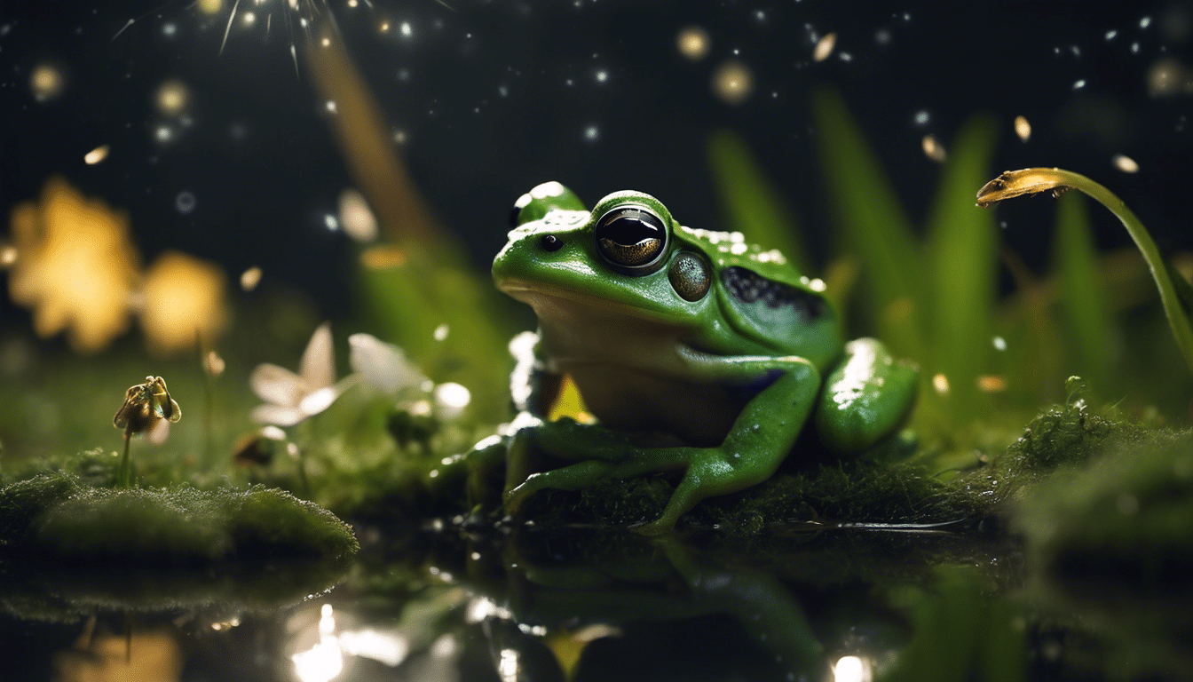 Descubra cómo crear un ambiente nocturno tranquilo utilizando los relajantes sonidos de las ranas y los grillos en su entorno.