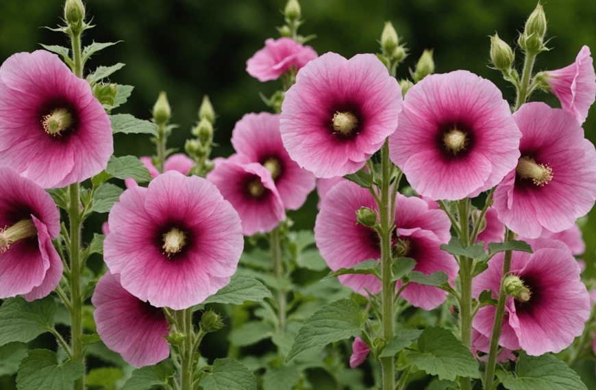 learn how to plant and grow hollyhock seeds with our step-by-step guide. find out the best time to sow hollyhock seeds, the proper soil, and watering requirements for successful hollyhock garden.