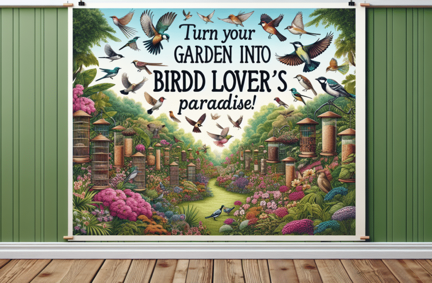 discover how to transform your garden into a bird lover's paradise and attract more feathered visitors with expert tips and ideas.