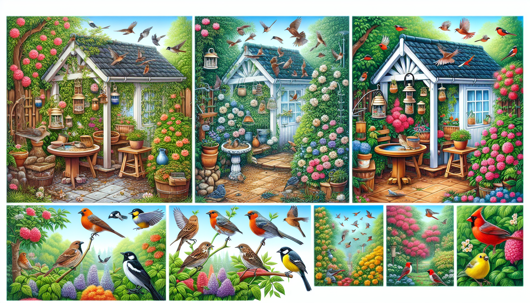 ¡Atrae más pájaros a tu jardín con nuestros consejos de expertos! transforme su jardín en un paraíso para los amantes de las aves y disfrute de la vista y el sonido de los visitantes emplumados.