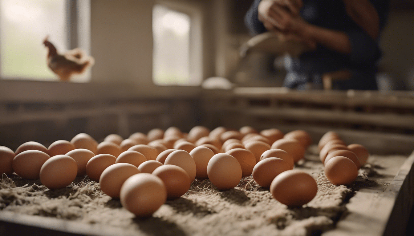 learn about egg collection and cleaning procedures while raising chickens.