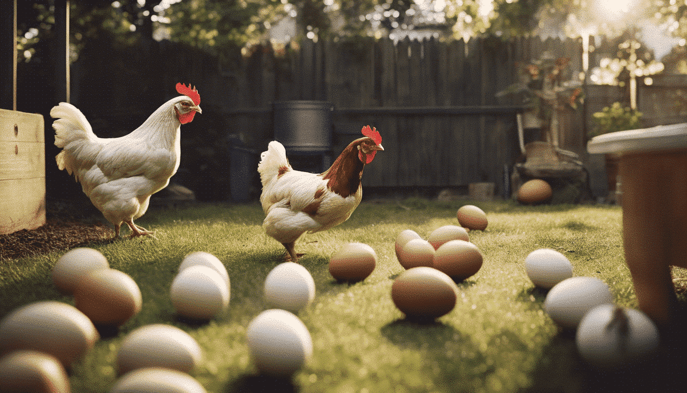 explore the world of backyard animal raising with a focus on eggs and poultry. learn about the joys and challenges of keeping chickens, ducks, and other fowl, and the benefits of having fresh eggs from your own backyard.