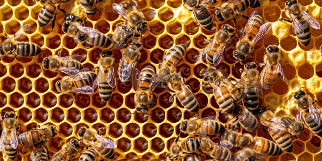 ミツバチの世話