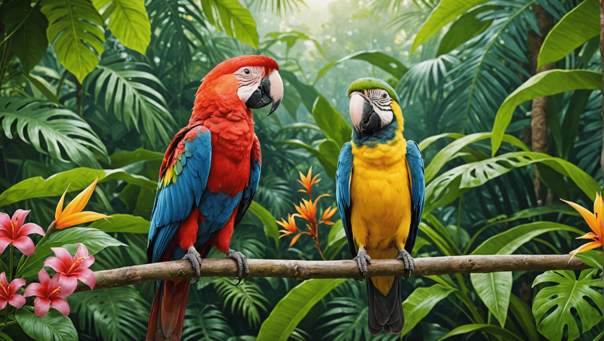 udforsk den fortryllende verden af tropiske fugle med vores fascinerende samling af artikler og billeder.