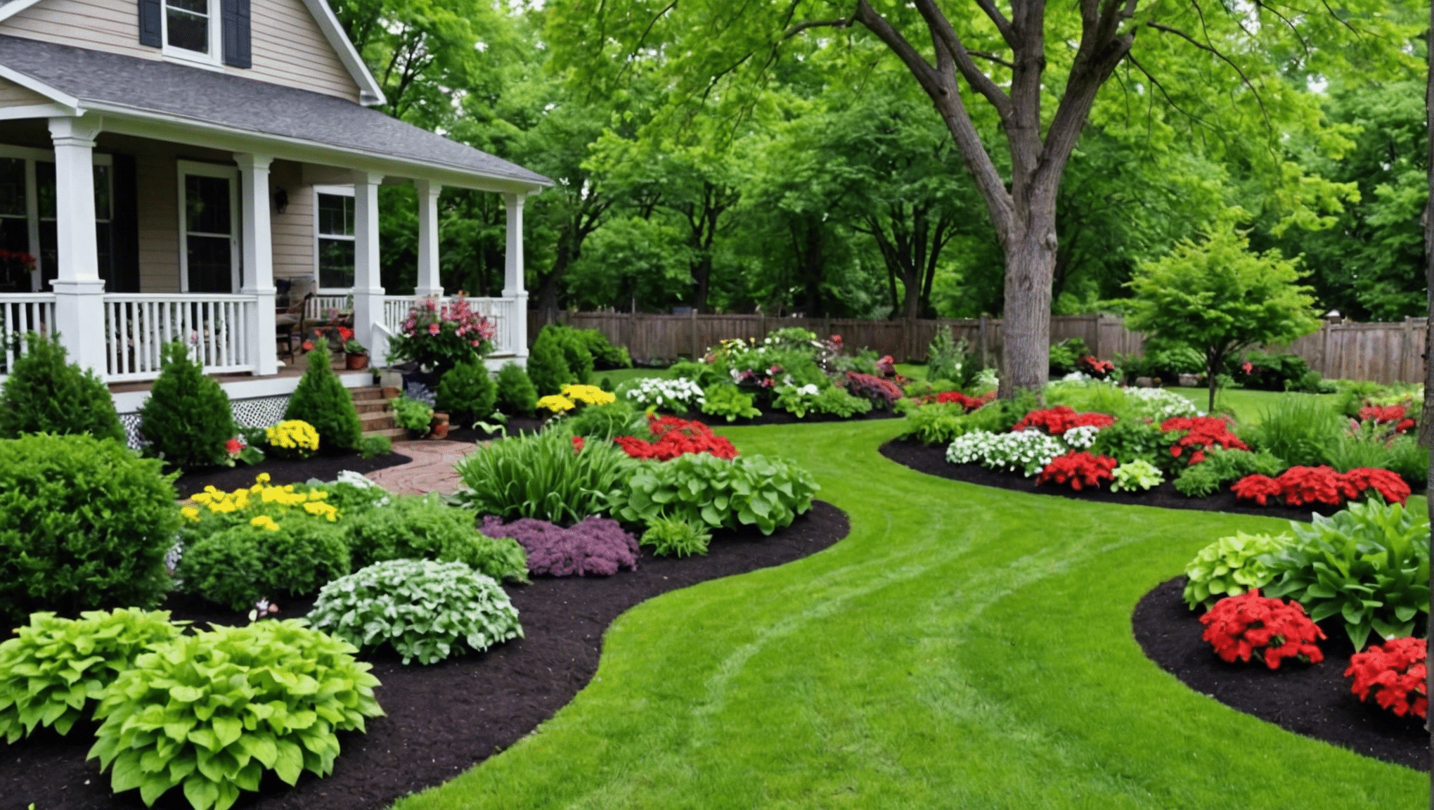 Inspírese con ideas de jardinería en el patio delantero para transformar su espacio al aire libre en un jardín hermoso y abundante.