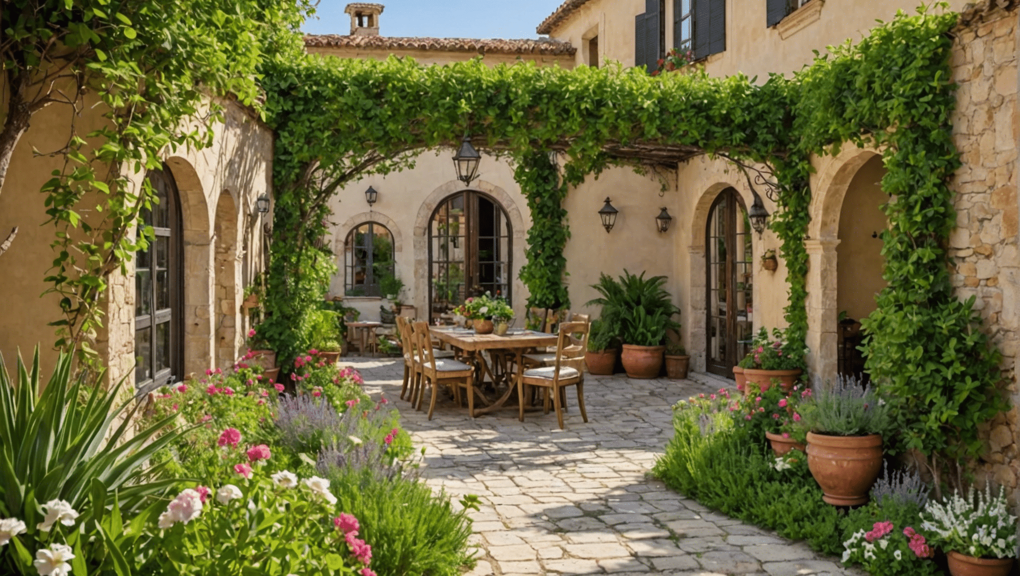 Entdecken Sie mediterrane Gartenideen, um Ihren Außenbereich mit unserer inspirierenden Sammlung an Tipps und Designs zu verwandeln.