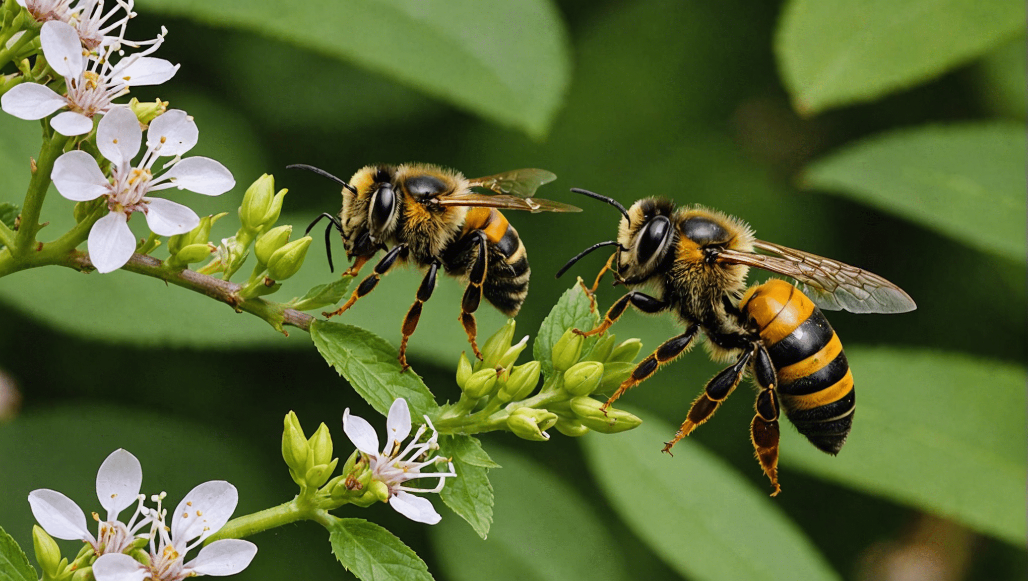 descubra as distinções entre abelhas, vespas e vespas e aprenda sobre sua aparência, comportamento e habitats.