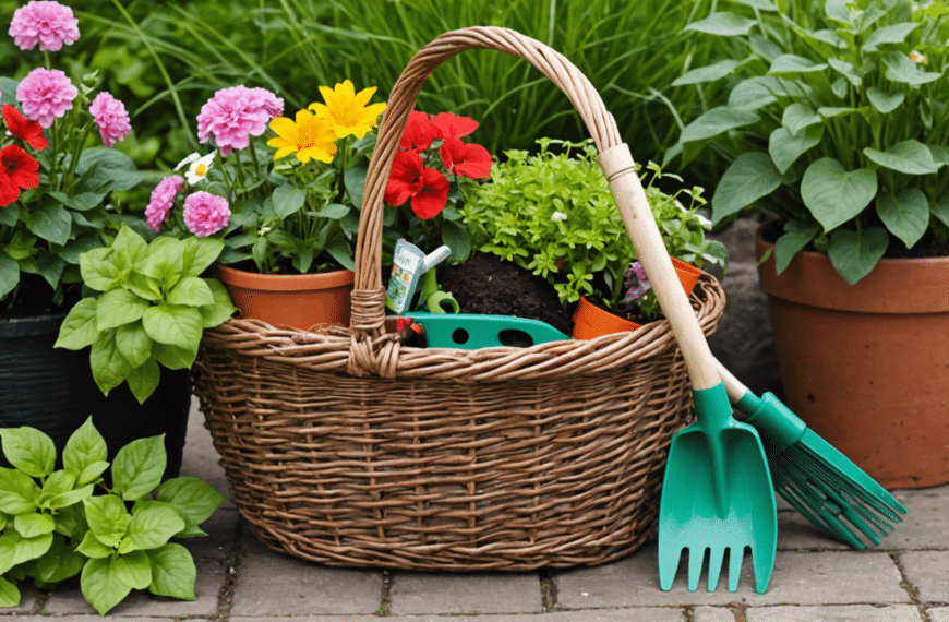 discover the must-have items for a gardening basket and transform your gardening experience with essential tools, accessories, and equipment.