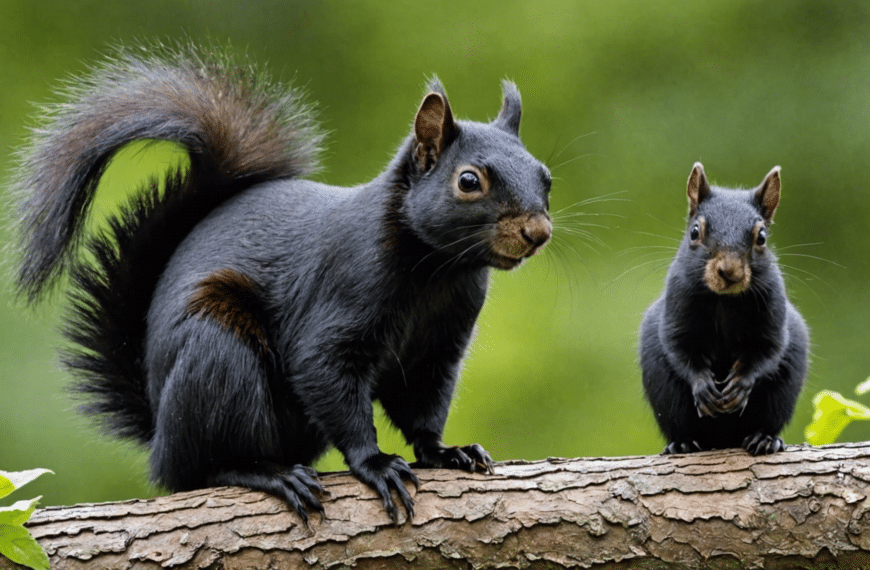 discover the significance of the black squirrel and its place in folklore and urban legend.