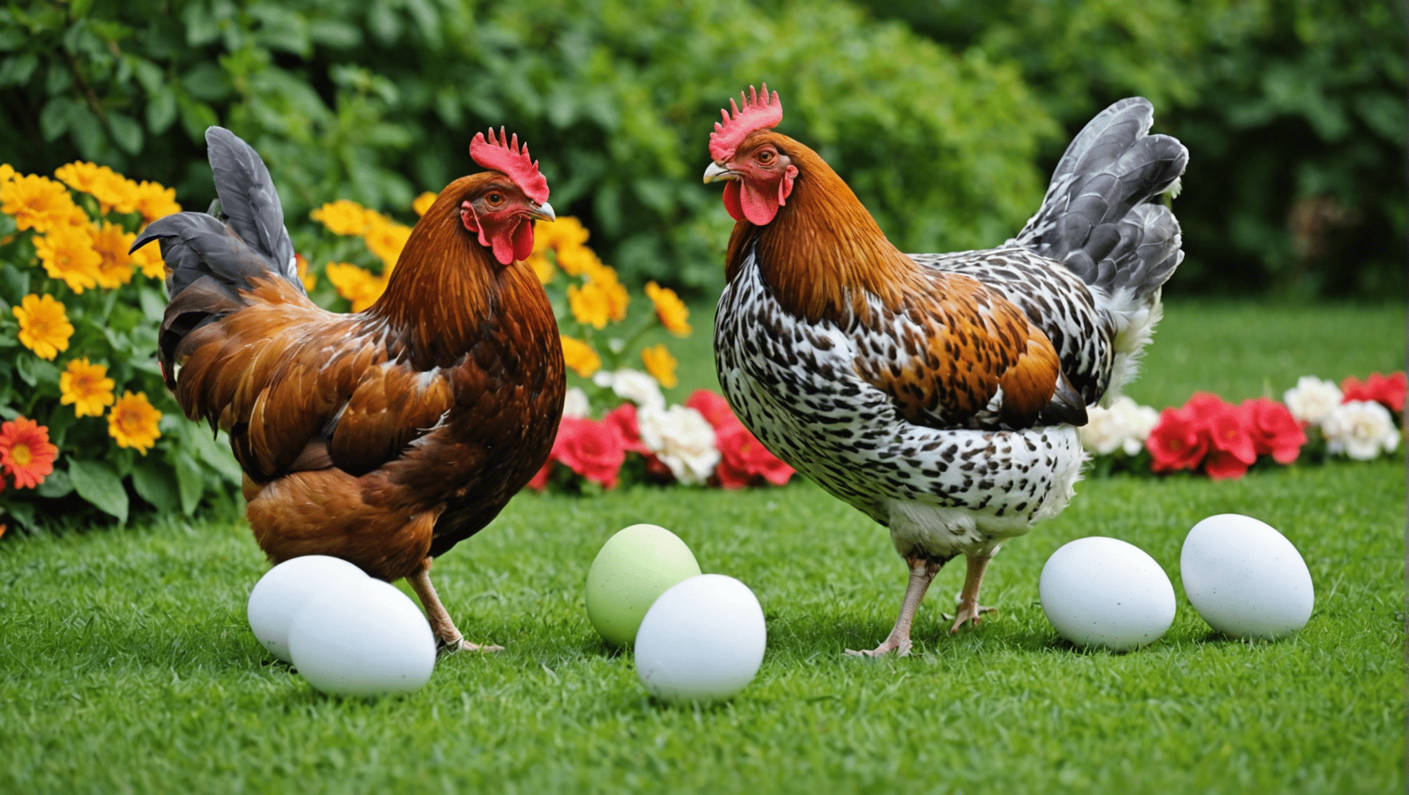 lär dig om tidpunkten för äggläggning för olika hönsraser och deras unika mönster i äggproduktion.