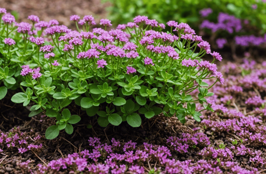 learn how to successfully plant red creeping thyme seeds with our easy step-by-step guide. get tips on soil preparation, planting depth, watering, and more for a successful thyme planting experience.