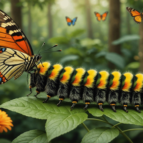 learn about the miraculous transformation of a caterpillar into a butterfly and explore the fascinating process of metamorphosis in nature.
